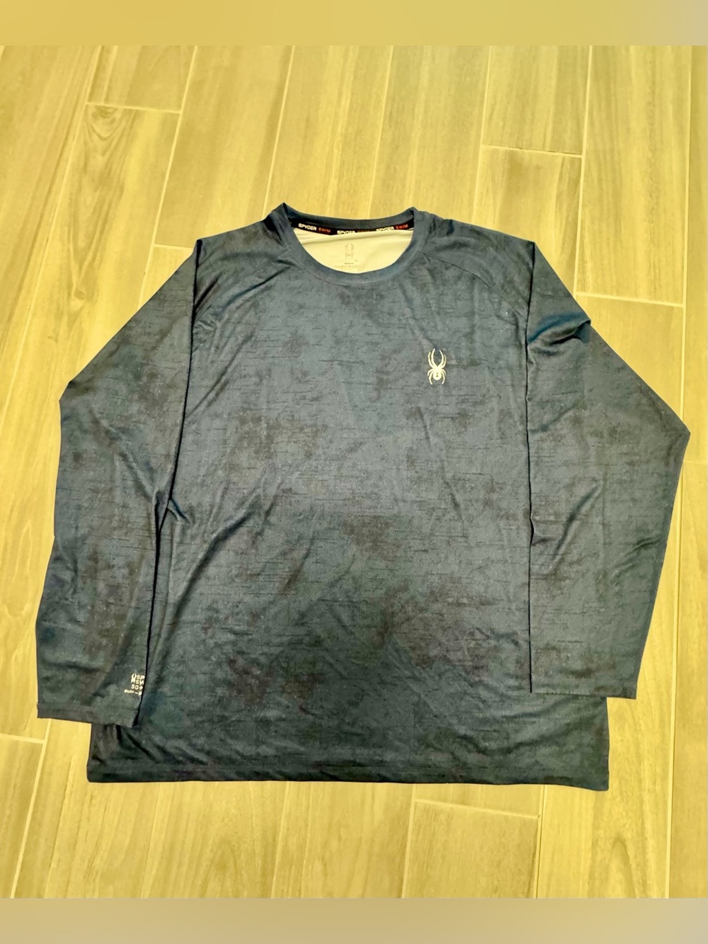 Spyder Men's Dark Blue Long Sleeve Rash Guard
